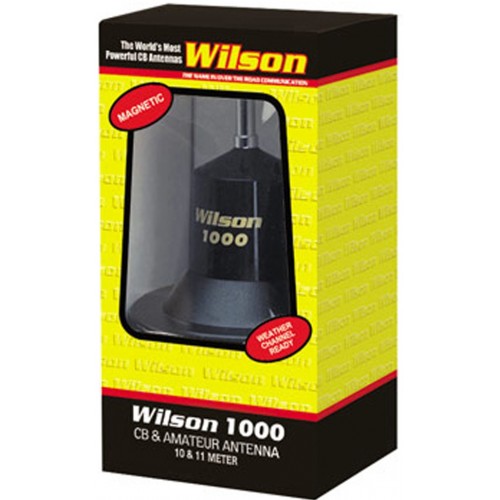 W1000A - Antenne Wilson 1000 aimantée noire de 62'' à coil dévissable